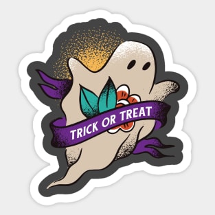 Trick of Treat Ghost Sticker